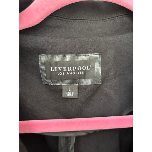 Liverpool LA Women's Forest Night Super Stretch Ponte Fitted Blazer Size L - Picture 5 of 5